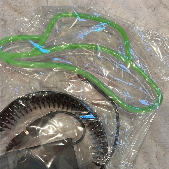 Brand New Neon Green LED Light Cowgirl hat headband one size adult main image 4